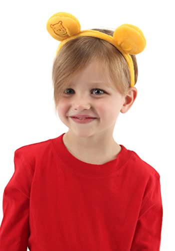 Disney Pooh Ears Headband - Plush Ears with Embroidered Pooh Face, Officially Licensed