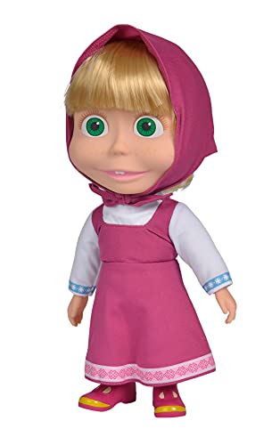 Masha and the Bear Shake and Sound Doll Toys for Kids, Ages 3+ (109301074) , Pink, 11.8 Inch