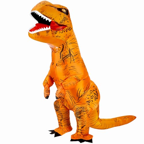 viwzon Inflatable Dinosaur Costume Adult, Inflatable Halloween Costumes for Men, Dinosaur Inflatable Costume Adult, Dinosaur Costume Adult, T-Rex costume