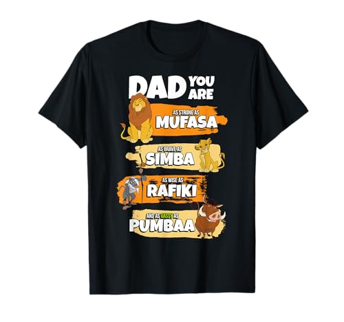 Disney The Lion King Dad You Are Word Stack Funny T-Shirt