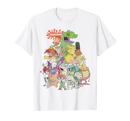 Nickelodeon Classic 90s Cartoon Character T-Shirt T-Shirt