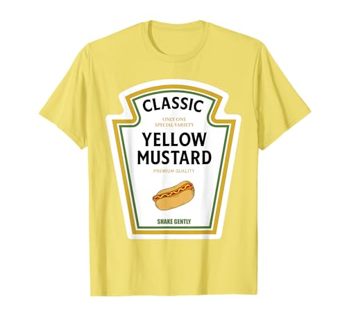 Mustard Halloween 2024 Costume Family Matching Ketchup Sauce T-Shirt