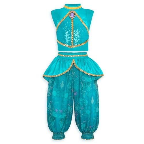 Disney Store Official Princess Costumes (Jasmine from Aladdin) – Princess Outfits for Dress Up and Play