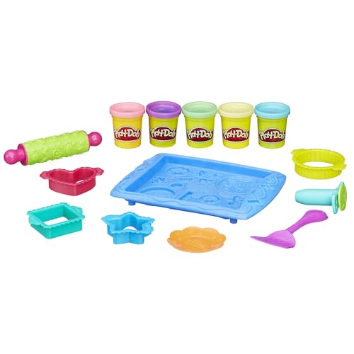 Play-Doh Kitchen Creations Cookie Creations Playset, Kids Arts & Crafts Set, Preschool Play Food Toys, for Girls & Boys, Ages 3+ (Amazon Exclusive)