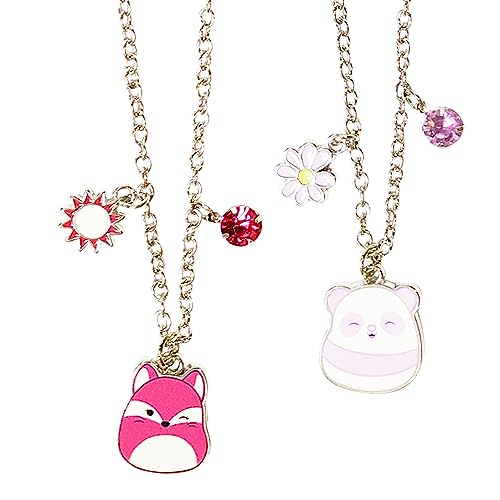 LUV HER Squishmallows Premium BFF Necklaces -Squishmallows Better Girls Jewelry - one Squishmallows for you one for your BFF - Ages 3+