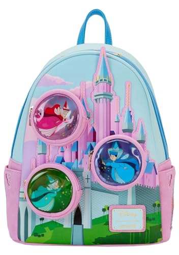 Loungefly Disney Sleeping Beauty Stained Glass Castle Mini Backpack