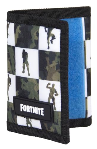 FORTNITE unisex adult Graphic Wallet, Black/Green, One Size US