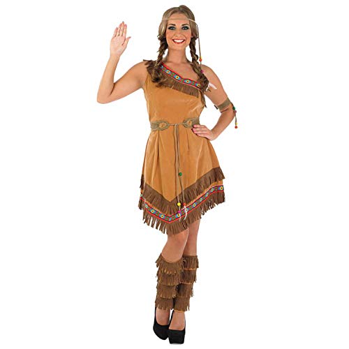 fun shack Native American Costume Women, Native American Dress for Women, Warrior Princess Costume Women, XX-Large