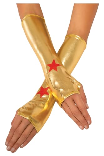 Rubie's womens Dc Comics Wonder Woman Gauntlets Party Supplies, Wonder Woman, One Size US