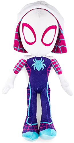 Marvel Spidey and His Amazing Friends Gwen The Ghost-Spider Pillow Buddy - Super Soft Polyester Microfiber, 18 inches (Official Marvel Product)