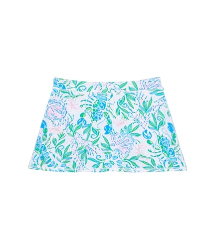 Lilly Pulitzer Girls' Mini Aila Skort UPF 50+ Little Kid, Resort White Just A Pinch