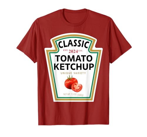 Red Ketchup DIY Halloween Costume Matching Group Ketchup T-Shirt