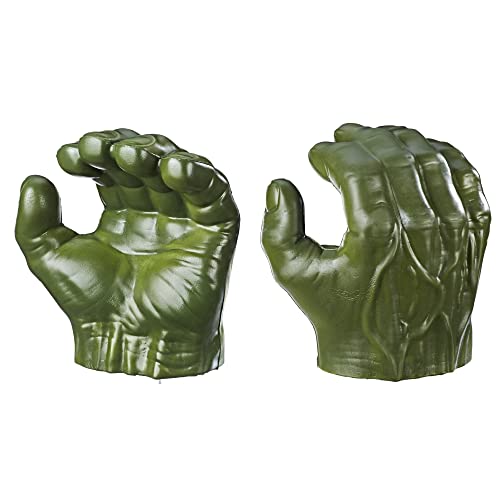 Marvel Avengers Hulk Roleplay Toy, Includes 2 Gamma Grip Fists, Design Inspired by Marvel Comics, Kids Halloween Costumes, Ages 4 and Up (Amazon Exclusive)