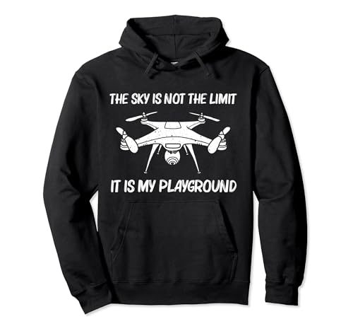 Cool Drone For Men Women Drone Pilot FPV Aerial RC Racing Pullover Hoodie