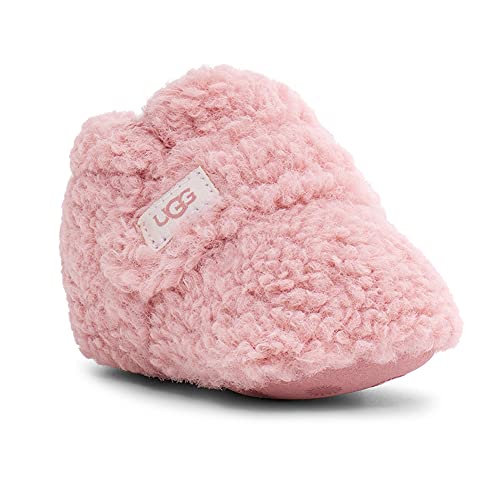 UGG Unisex-Baby Bixbee Boot, Shell Curly Faux Fur, 02/03