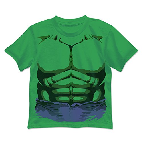 Marvel Toddler Boys' Hulk T-Shirt, Purple Shorts Kelly Green, 2T