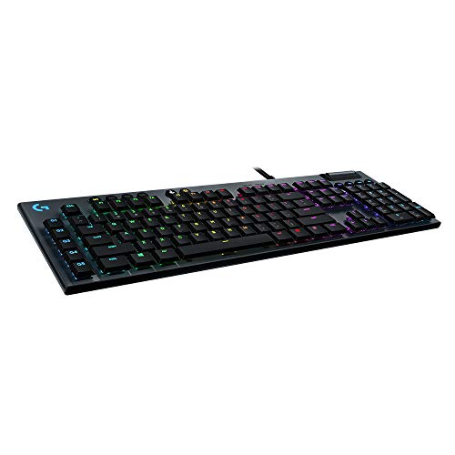 Logitech G815 RGB USB Mechanical Gaming Keyboard (Clicky), Black