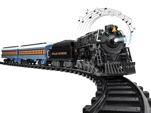 Lionel The Polar Express Ready-to-Play Set, Battery-Powered Berkshire-Style Model Train Set with Remote