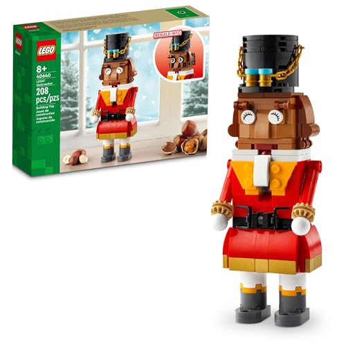 LEGO Nutcracker Christmas Decor - Building Toys for Kids, Boys & Girls, Ages 8+ - Nutcracker Decorations for Home - Gift Ideas for Christmas - Moveable Arms & Mouth - 40640