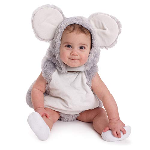 Dress Up America Baby Mouse Costume For Toddlers - Adorable Squeaky Mouse Outfit For Halloween And Year Round Dress-Up