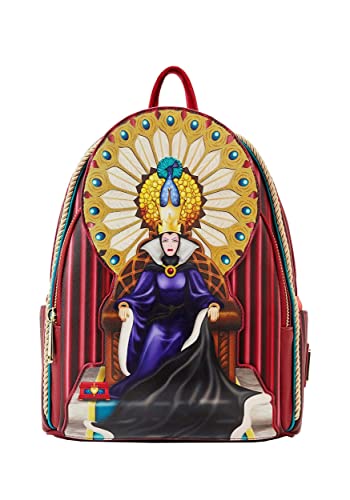 Loungefly Disney Snow White Evil Queen Throne Double Strap Shoulder Bag