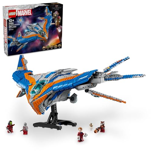 LEGO Marvel Guardians of The Galaxy: The Milano Buildable Starship Toy, Marvel Gift for Kids with 4 Super Hero Minifigures, Guardians of The Galaxy Toy for Boys and Girls Ages 12 and Up, 76286