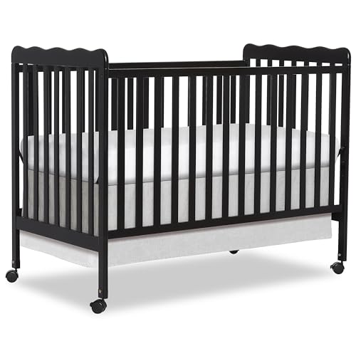 Dream On Me Carson Classic 3-in-1 Convertible Crib in Black