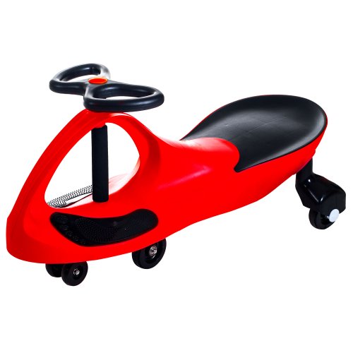 Wiggle Car - Ride on Toy for Ages 3 and Up - Toddler Ride on Toys with no Batteries, Gears, or Pedals Just Twist, Wiggle, and Go by Lil’ Rider (Red)