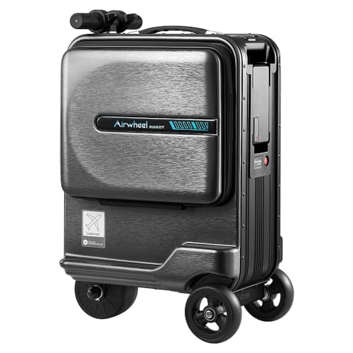 Airwheel SE3S Smart Rideable Suitcase Electric Luggage Scooter For Travel (black)