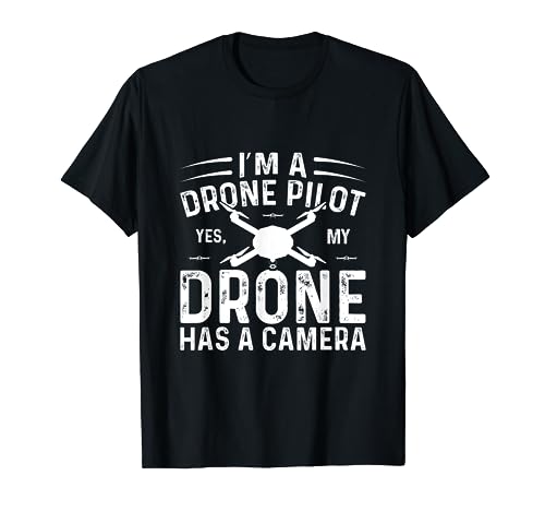 Funny Drone Pilot Design For Men Women Kids Drone Operator T-Shirt