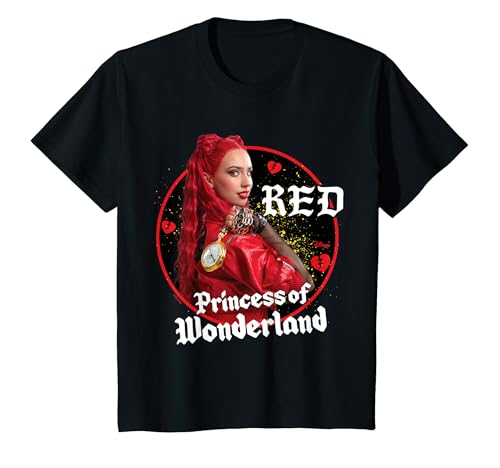 Kids Descendants 4 - Red Princess Of Wonderland Broken Hearts T-Shirt