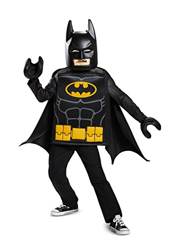 Batman Lego Movie Classic Costume, Black, Medium (7-8)