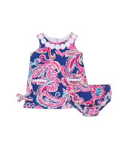 Lilly Pulitzer Women's Little Girls' Lilly Knit Shift (Infant), Multi Flitting About