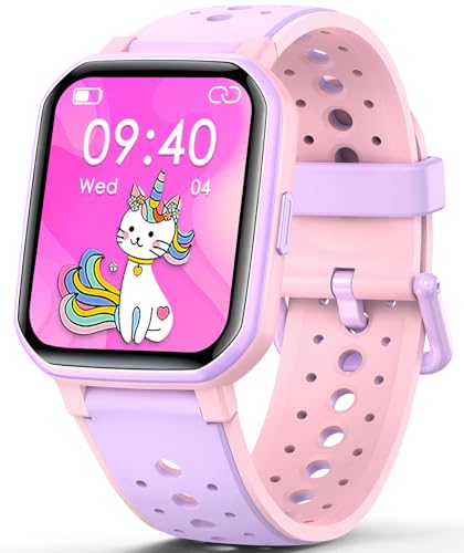 JOYELE Smart Watch for Kids Teens, Fitness Tracker Boy Girls Watch with 19 Sport Modes, Pedometer, Sleep Monitor, Kids Watch Birthday Gifts Toy Gift for Girls Boys 6-16 (Purple)