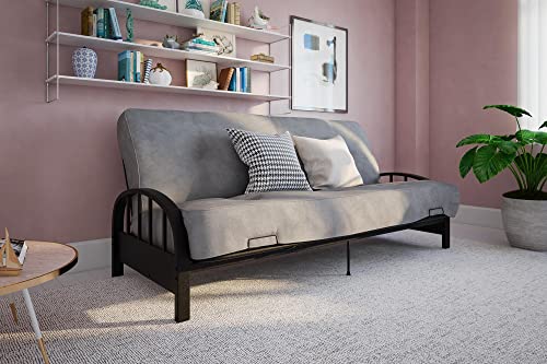 DHP Aiden Metal Futon Frame, Black