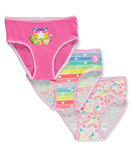 Shopkins Girls' Little Stars 3 Pack Underwear Briefs Set, Multi, 6