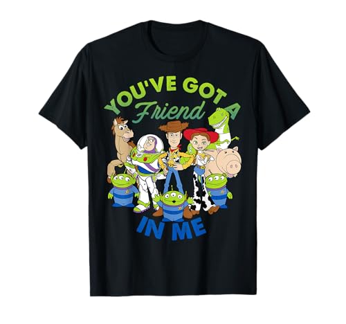 Disney Pixar Toy Story Cartoon Group Shot Graphic T-Shirt T-Shirt