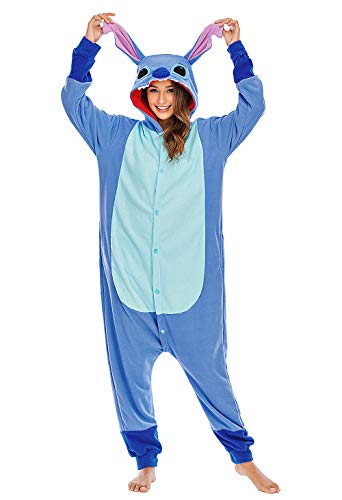 BGOKTA Halloween Animal Onesie Pajamas for Adults Costume Cosplay Homewear One Piece