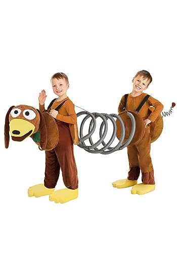 Pixar Toddler Toy Story Slinky Dog Costume, Disney Movie Halloween Costume for Boys and Girls