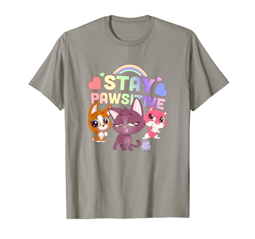 Littlest Pet Shop Stay Pawsome Rainbow Pastel Group Shot T-Shirt