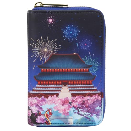 Loungefly DISNEY MULAN CASTLE ZIP AROUND WALLET