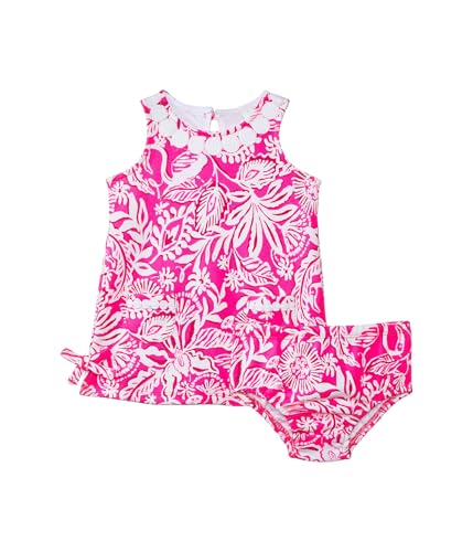 Lilly Pulitzer Women's Little Girls' Lilly Knit Shift (Infant), Passion Fruit Pink Absolutely Flamazing