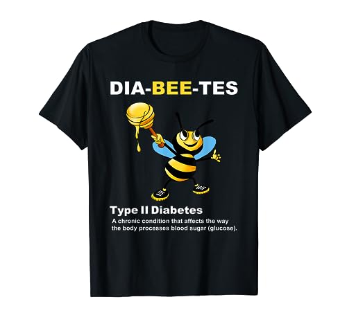 Type 2 Diabetes Awareness Shirt, Honeybee Type 2 Diabetes T-Shirt