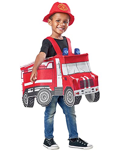 Seasons Toddler Fire Truck Costume for Child 3-5 years