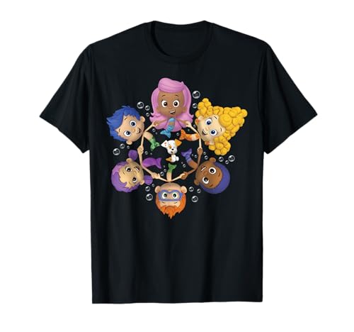 Bubble Guppies Synchronized Swimming Circle Portrait T-Shirt