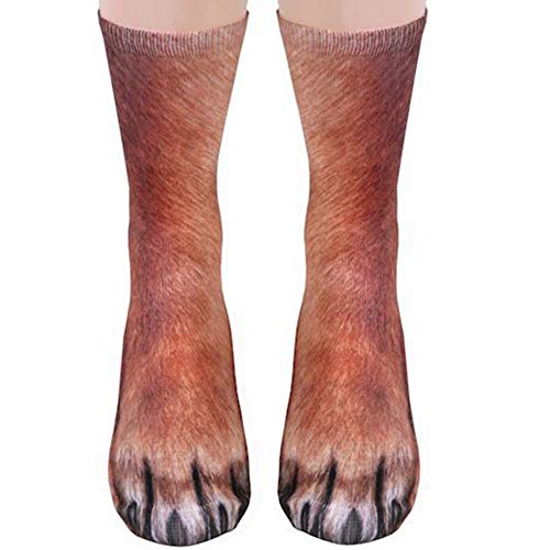 NDLBS White Elephant Gifts for Adults, Funny Gag Gifts Animal Paw Socks Christmas Stocking Stuffers for Adult Women Men Teens