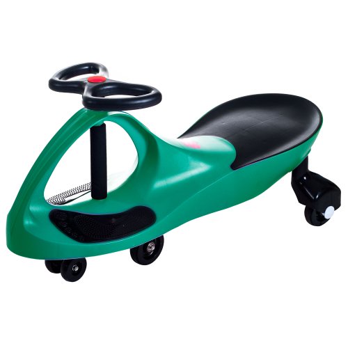 Wiggle Car Ride On Toy ? No Batteries, Gears or Pedals ? Twist, Swivel, Go ? Outdoor Ride Ons for Kids 3 Years and Up by Lil? Rider (Green)