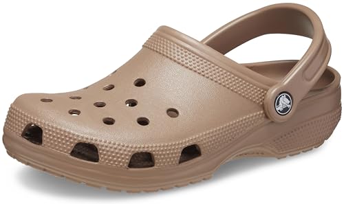 Crocs Unisex Classic Clogs, Latte, 6 US Men