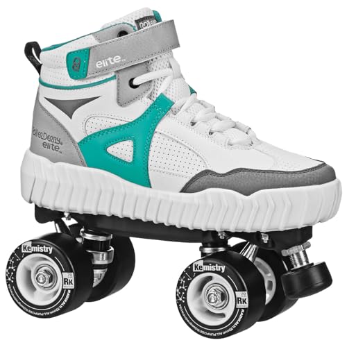 Glidr Sneaker Skate White/Teal Size Mens8/Womens9