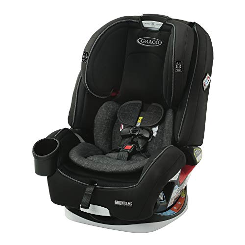 Graco Grows4Me 4-in-1 Car Seat, Convertible Infant to Toddler Car Seat and Booster, West Point Design, for 10 Years of Safe, Comfortable Journeys